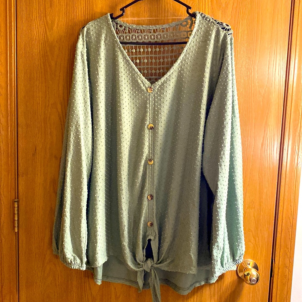 Sage Green Top